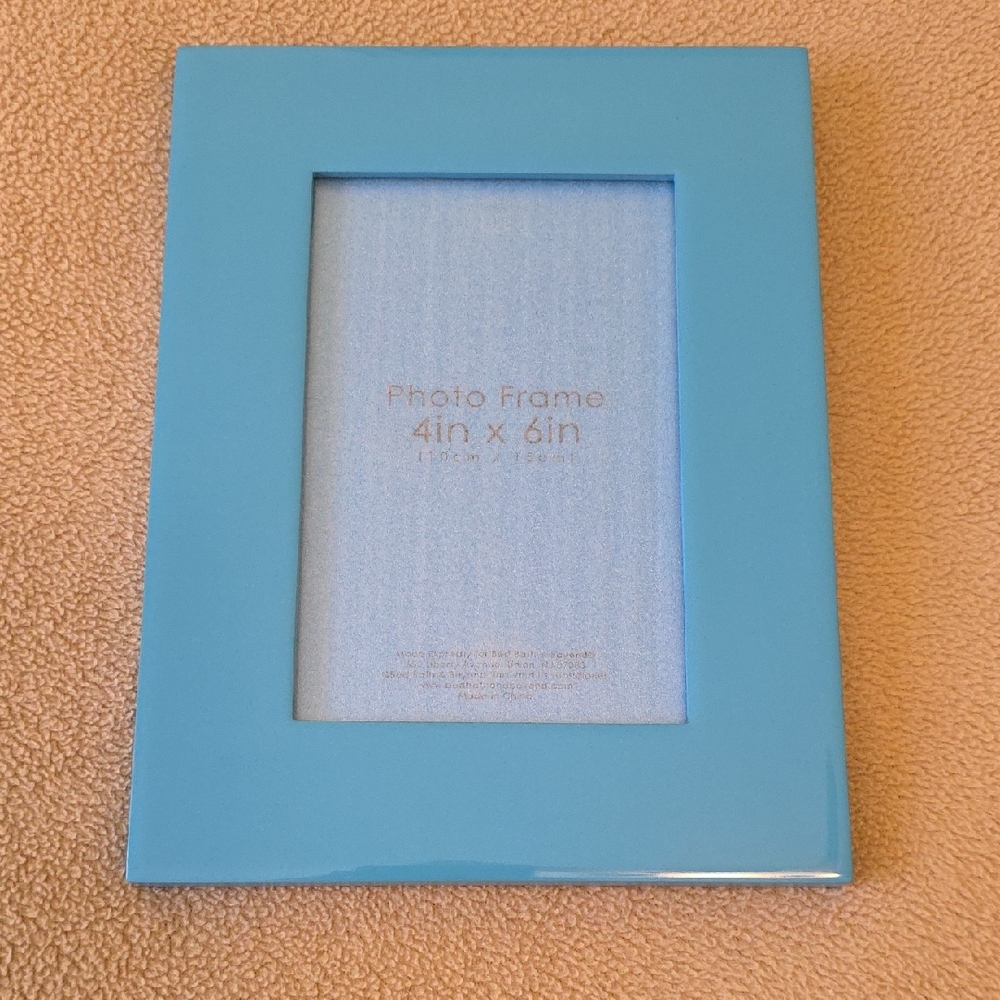 Vibrant Blue Gloss Photo Frame